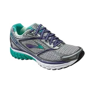 Brooks Women's Ghost 7 Athletic Shoes Sz 7.5 Gray/ Turquoise/Purple